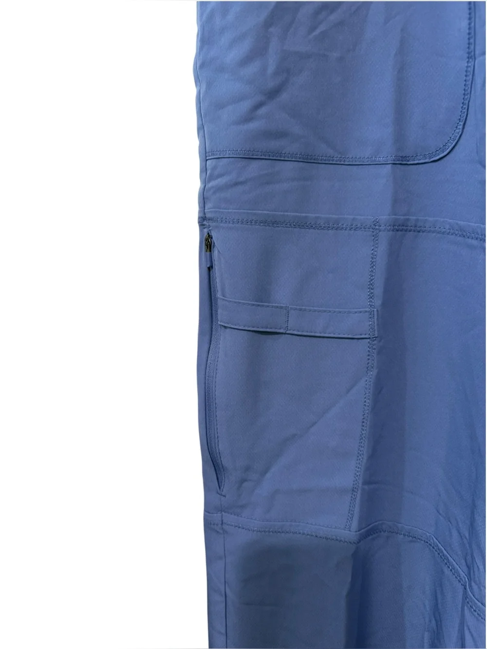 NWT Dickies Dynamix Blue Cargo Scrub Pants 360 Stretch Medical Mens Large